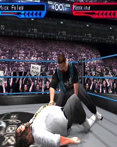 Wwf smackdown 2 playstation 1 mick foley vs mankind gameplay | RiceBear Gaming