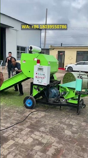 Model 50 Round Fully Automatic Silage Baling & Wrapping Machine | Hay Baler Wrapper 2026