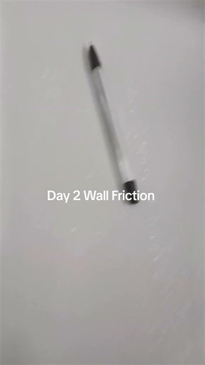 Day 2 Wall Friction #wallfriction #wallfrictiontrick #ballpentrick #pentrick