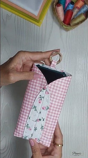 Quick & Cute DIY Phone Pouch / Phone Purse | Phone Bag Sewing Tutorial