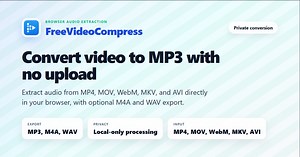 Video to MP3 Converter - Free, No Upload, Private