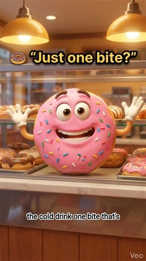 “You Said Just One Bite… 🍩😏”