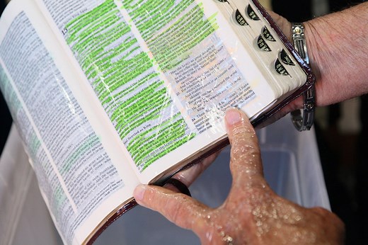 The Bible That Oozed Oil