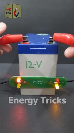 DIY Battery Polarity Tester 🔋 | Never Mix + and – Again!