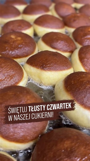 Słodkiego tłustego czwartku! 🍩 Zapraszamy! Odwiedzisz nas? 🏃‍♂️ www.cukierniasowa.pl/cukiernie | Cukiernia Sowa