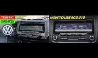 Mix of 2 videos from youtube : VW rcd310 stereo system