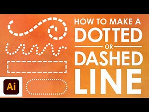 How to Make a Dotted Line or a Dashed Line in Adobe Illustrator