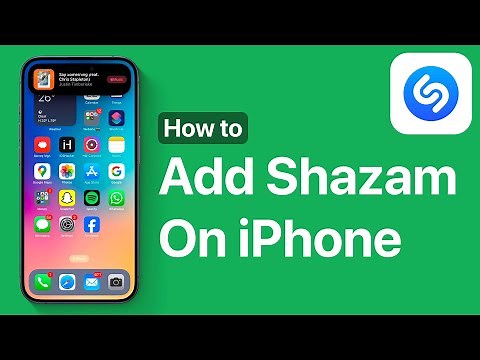 How To Add Shazam To iPhone 16 | iOS 18 Control Center
