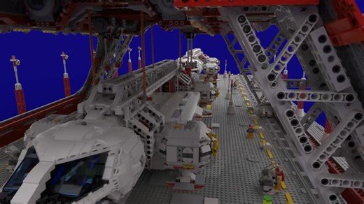 Space: 1999 Series on Instagram: "This is a builder's set that I can get on board with! From Alphan Engineering (James Palling). What an amazing engineering feat! Space: 1999 Series #ae #Space1999 #hangar #bricks #lego #engineering #fblifestyle"