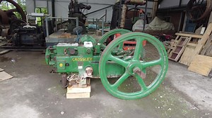 A rather unusual Crossley engine that’s recently arrived at the Anson. It’s a FO1 diesel engine 22/24 BHP at 375RPM. | Anson Engine Museum