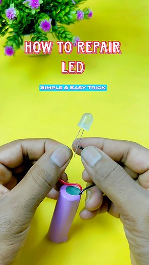 152K views · 1.2K reactions | DIY Guide: Fixing Your 3.7 Volt LED Like a Pro! #shorts #diy#reelsfb #trending #diyprojects #reels #DIYProjects #trendingreels #scienceproject #ledbulb #repairing | Creative SM | Facebook