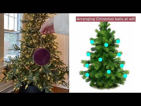 How To Hang Christmas Balls On Christmas Tree? Easy and Beautiful--the 5 Best Way To Decorate Tree!