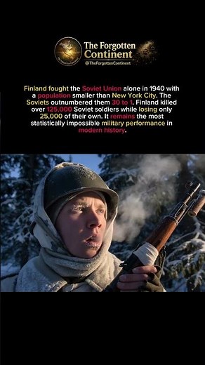 Finland vs The Soviet Union: The Most Impossible Battle in History