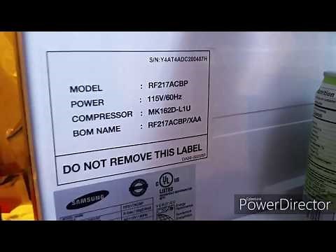 SAMSUNG Refrigerator RF217 not cooling. Solution to fix it permanently.