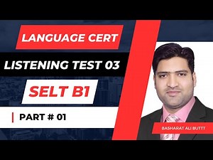 SELT B1 Listening Practice Test 3 | Part 1 | Language Cert Listening