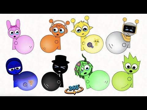 Sprunki Pyramixed Pregnant Tox in 360°