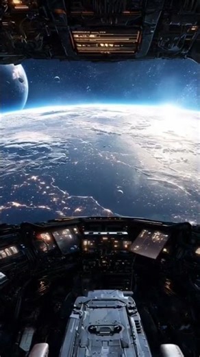 Imagine Waking Up to This Earth View 🌍 #shorts #deepspace