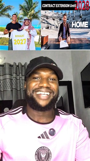 RONALDO extended until 2027 and Messi Extended until 2028 😎😎 #messi #cr7 | StarBoy Semedo
