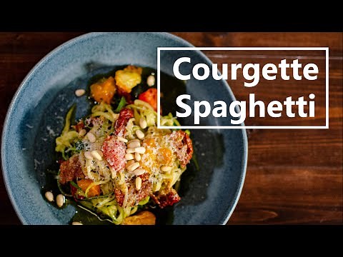 How to make Vegan Courgette Spaghetti | Lazy cook