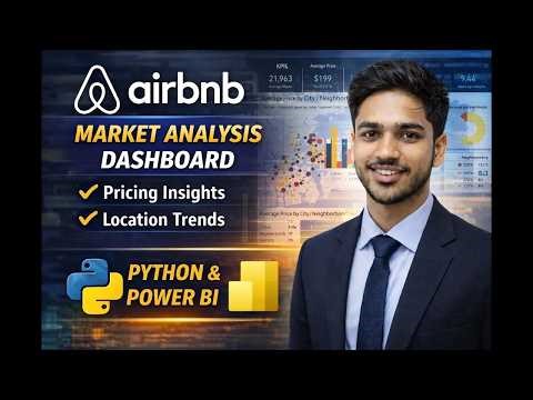Airbnb Market Analysis | Data Cleaning (Python) & Power BI Dashboard | Module 4 Project
