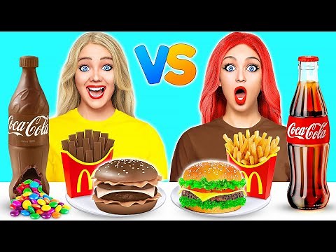 Défi Chocolat vs Réalité Nourriture #4 | Défi du chocolat par Multi DO Challenge