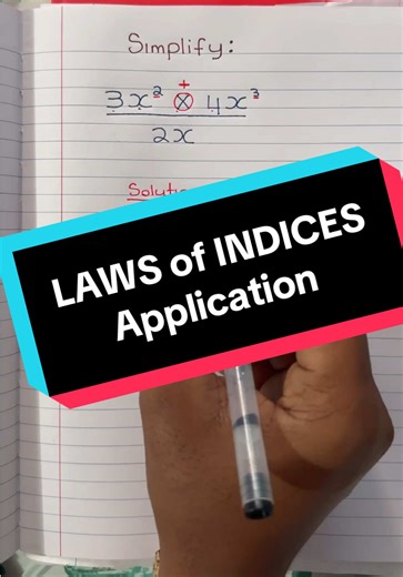 Simplify this with me #proofmath#simplify#lawsofindices#exponent#fyp | proof