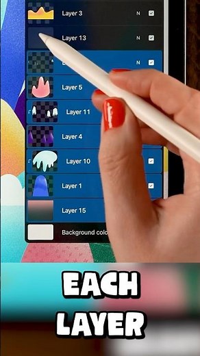 Selecting Multiple Layers #procreatetips