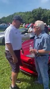 ~Wayne Carini of Chasing Classic Cars talking Corvettes with me in Haymarket, VA at The Vettes for Vets show. Corvette Furman | Corvette Furman