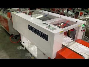 Full automatic high speed plastic film hand glove making machine