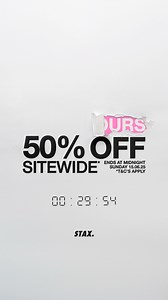 1.1K views | In store and online - ends Midnight Sunday 15.06.25! | STAX | Facebook