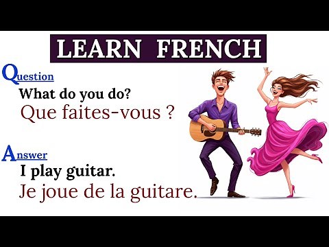 Everyday Conversations in FRENCH Between (2) Friends | Easy French | Dialogues for Beginners