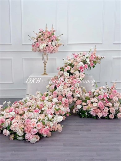 Blush Pink Wedding Floral Set for Romantic Celebrations