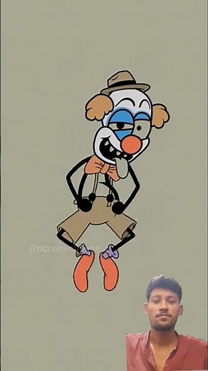 Funny Clown Drawing 😂✍️ | Easy Cartoon Sketch #shorts