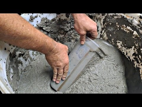 Pouring Aircrete in to A wall