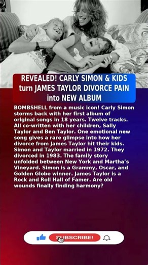💔Carly Simon (81) REVEALS DIVORCE IMPACT ON KIDS (2026) #BreakingNews #Celebrity