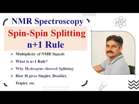 NMR Spectroscopy: Spin-Spin Splitting n+1 Rule