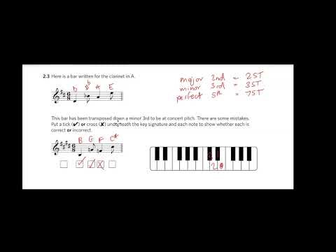 GRADE 5 MUSIC THEORY EXPLAINED - Transposing