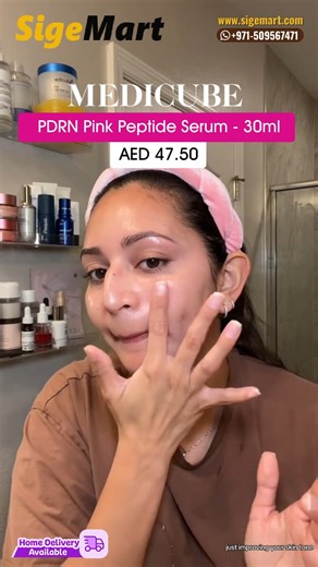 💗 Medicube PDRN Pink Peptide Serum – 30ml ✨ Repair 💎 Firm 🌸 Glow — Advanced skin renewal for youthful, bouncy skin! ✨ Weak skin barrier? Loss of firmness? Dull glow? Upgrade your routine with Medicube PDRN Pink Peptide Serum 💗 Powered by PDRN Peptides, this high-performance serum helps: ✔️ Repair and regenerate damaged skin ✔️ Boost firmness & elasticity ✔️ Smooth fine lines and texture ✔️ Restore healthy, youthful radiance 💗 Lightweight & fast-absorbing 🌸 Suitable for daily AM & PM use ✨ 