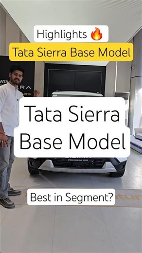 Tata Sierra Smart+ Base Model Highlights — Key Features & What You Get #viral #youtubeshorts #tata