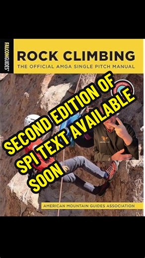 The second edition of our book will be out in May. #greenscreen #amga #spi #climbing #rockclimbing