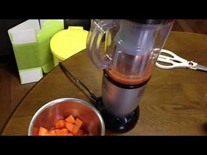 マジックブレットでにんじんジュースを作ってみた