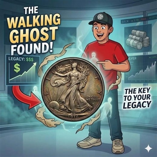 Silver Hunt Silver Walking Half Dollar