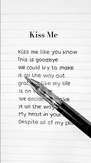 Ariana Grande - Kiss Me (Lyrics) #trending