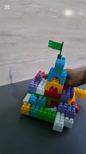 Creative Build Using Building Blocks #buildingblocks #constructiontoys #miniairplane