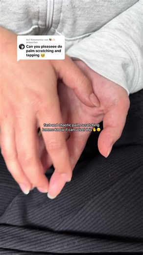 Fast and Chaotic Palm Scratching ASMR Experience