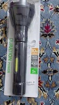 # LED Emergency Flashlight Torch with SMD #Side lamp #rechargable