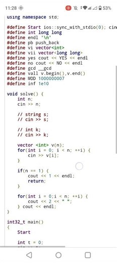A. Antimedian Deletion || Nebius Round 2 || Codeforces Solution in C++