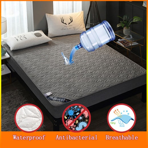 Luxe Home Haven Waterproof Mattress Topper Mattress Protector Cover Fitted Bedsheet Mattress Protector Single/Queen/King Tilam Kalis Air Cadar 床垫 | Lazada