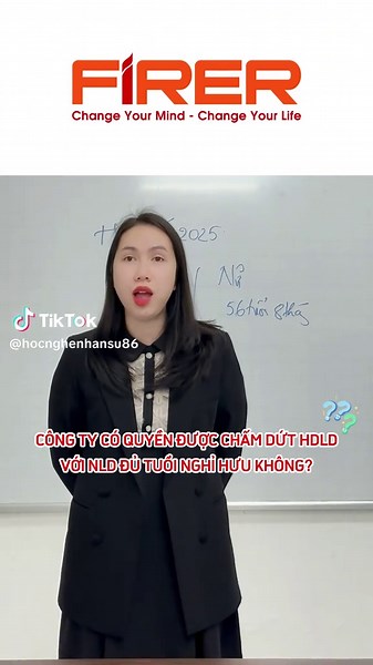 Chấm dứt hợp đồng với người lao động nghỉ hưu