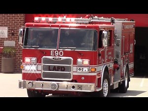 LAFD Engine 90 responding